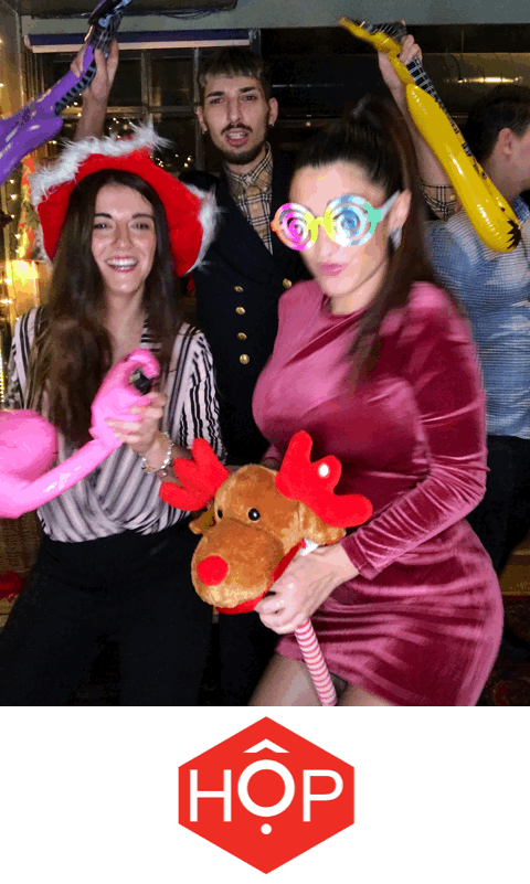 Digital photo booth GIF captured at a Magic Smiles event