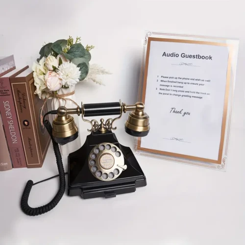 audio guestbook phone